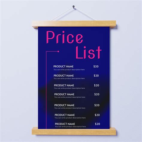 PRICE LIST 